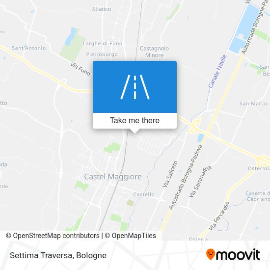 Settima Traversa map