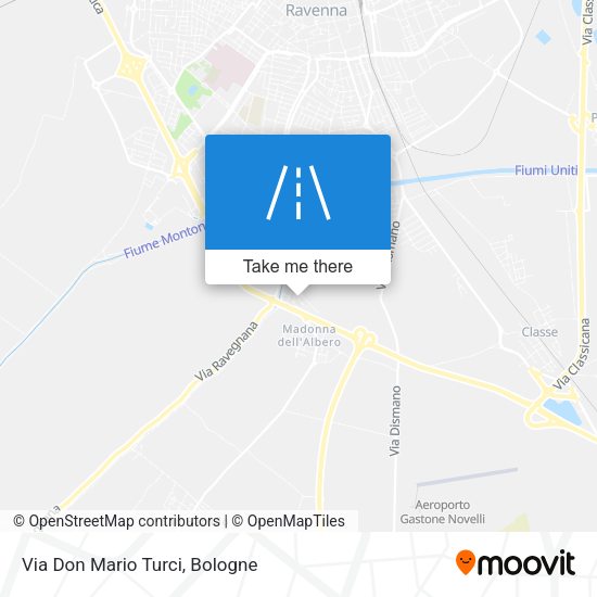 Via Don Mario Turci map