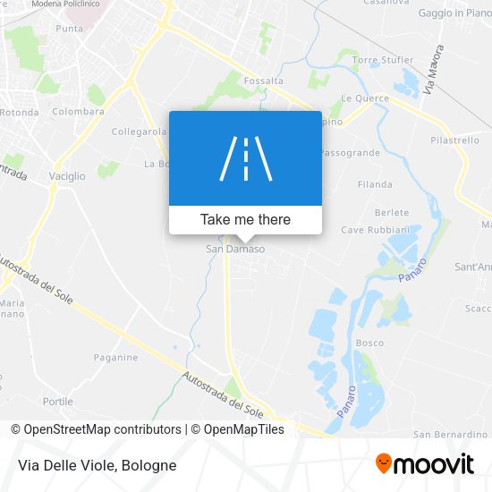 Via Delle Viole map