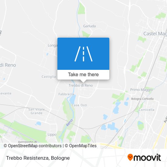 Trebbo Resistenza map