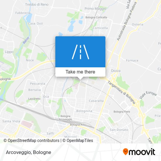 Arcoveggio map