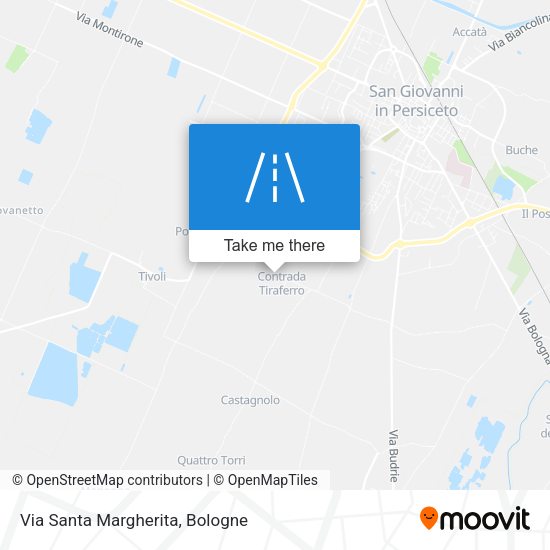 Via Santa Margherita map