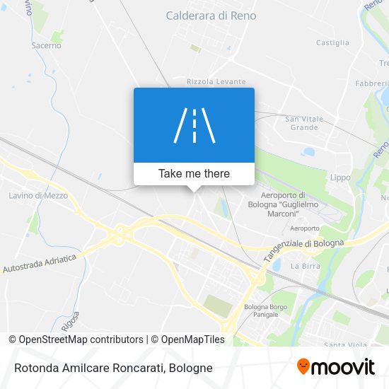 Rotonda Amilcare Roncarati map