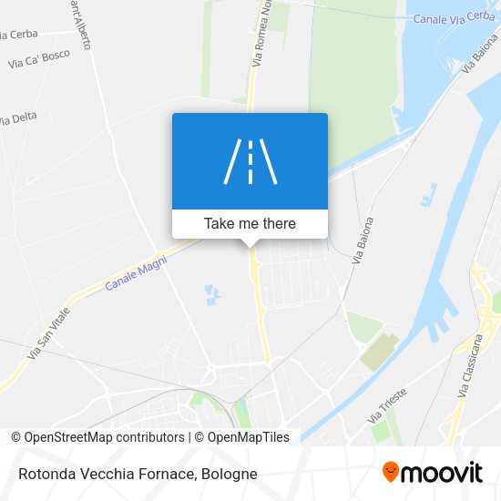 Rotonda Vecchia Fornace map