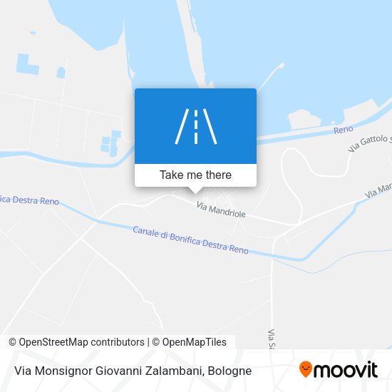 Via Monsignor Giovanni Zalambani map