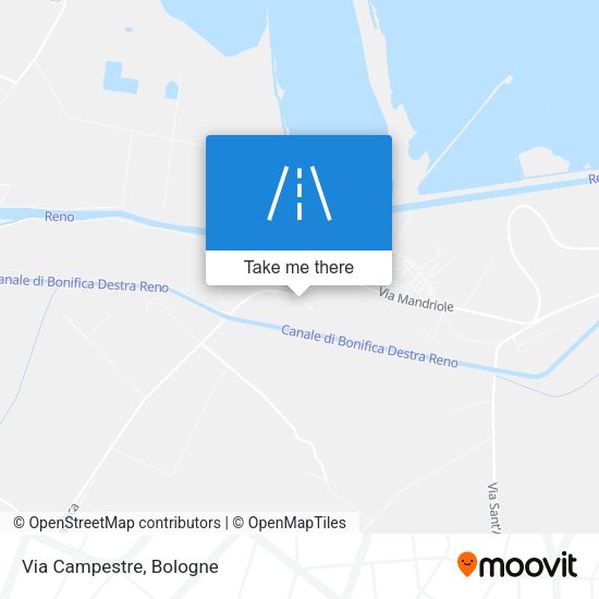 Via Campestre map