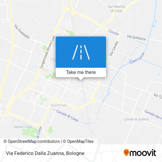 Via Federico Dalla Zuanna map