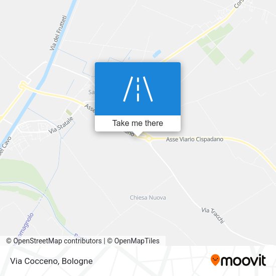 Via Cocceno map