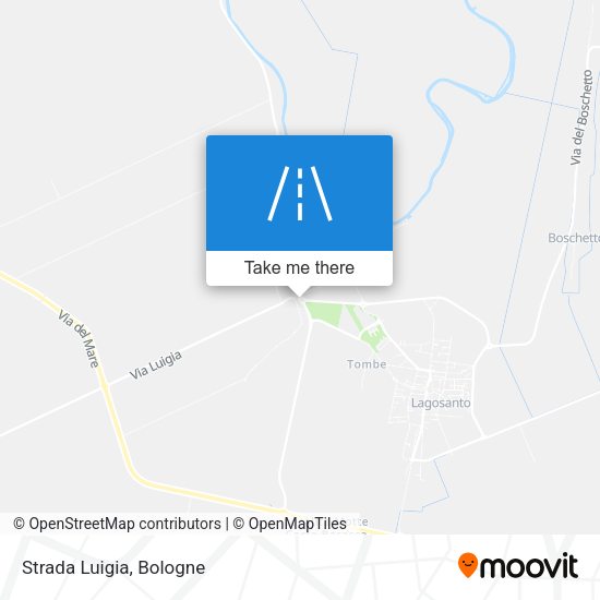 Strada Luigia map