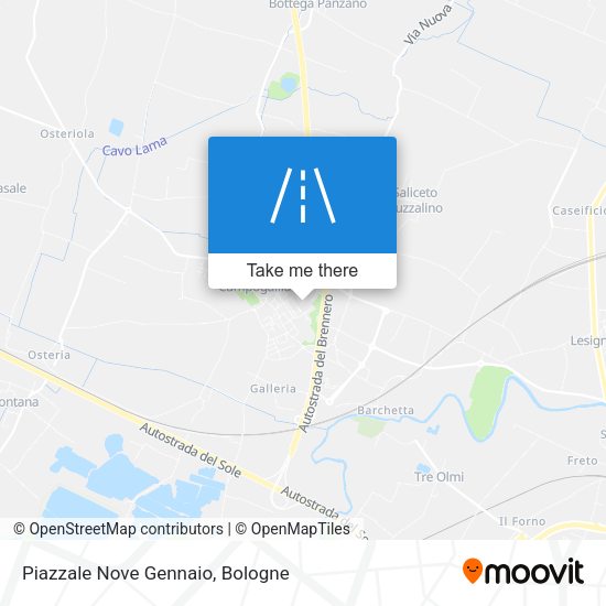 Piazzale Nove Gennaio map