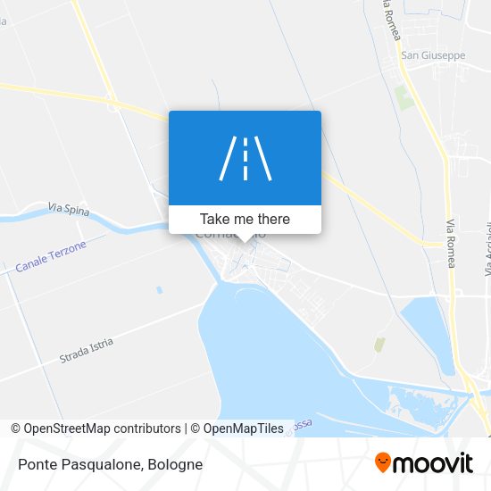 Ponte Pasqualone map