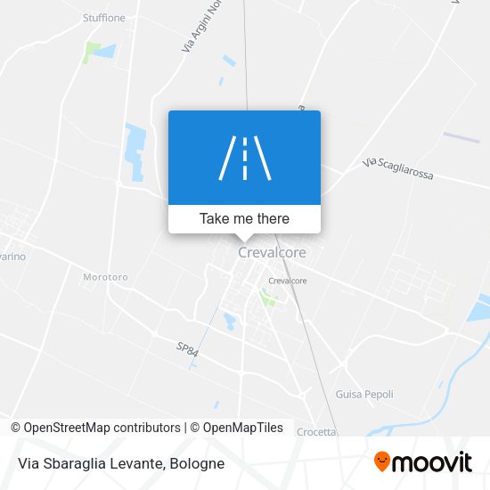 Via Sbaraglia Levante map