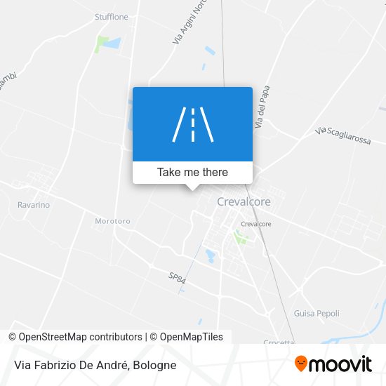 Via Fabrizio De André map