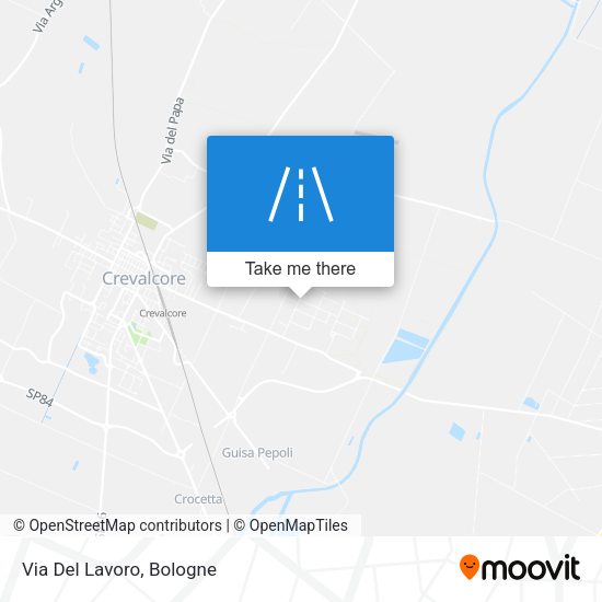 Via Del Lavoro map