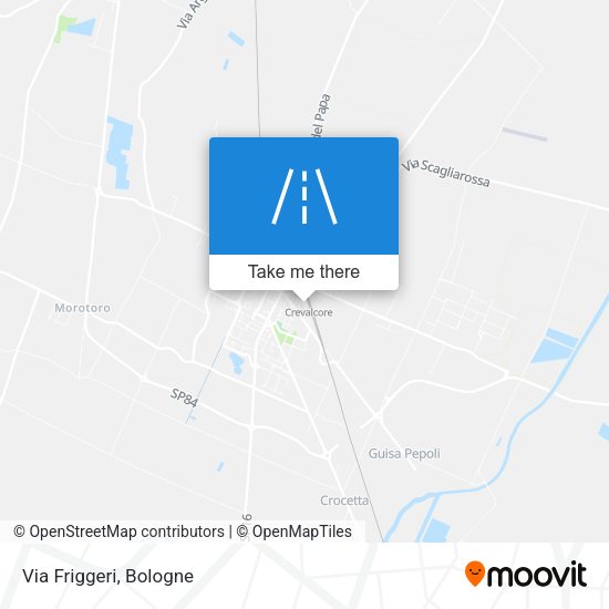 Via Friggeri map