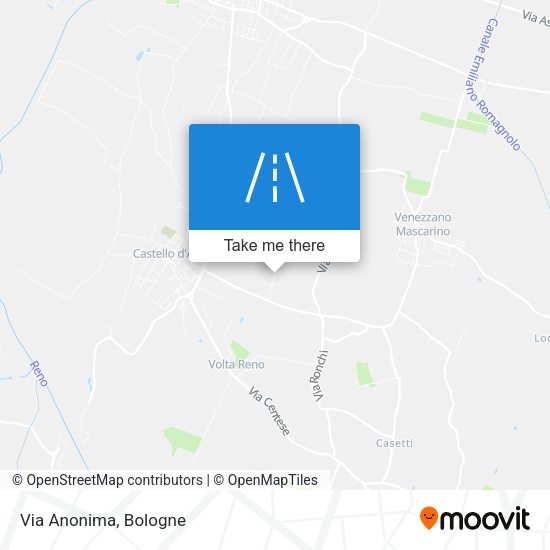 Via Anonima map