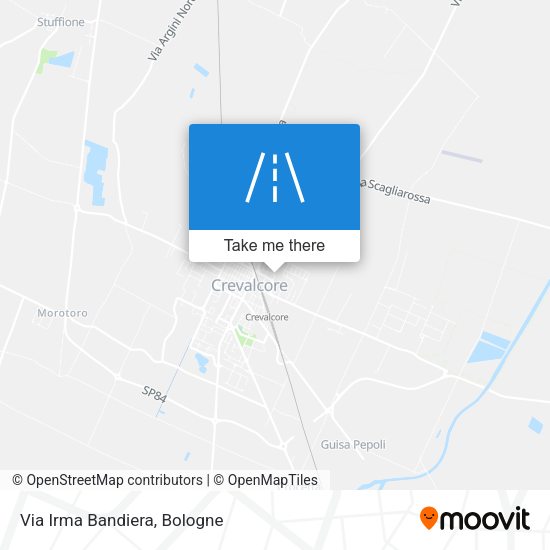Via Irma Bandiera map