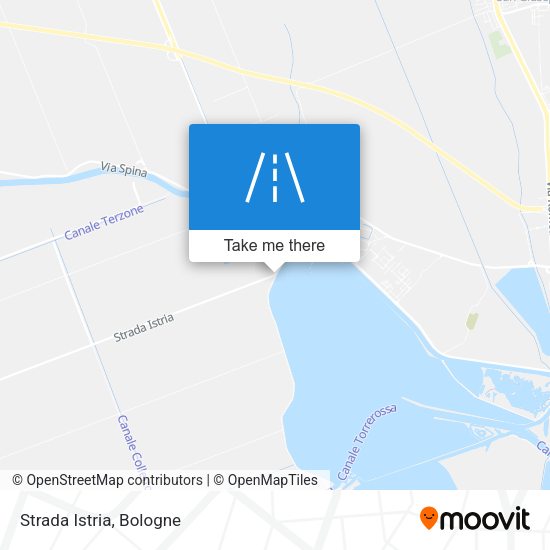 Strada Istria map
