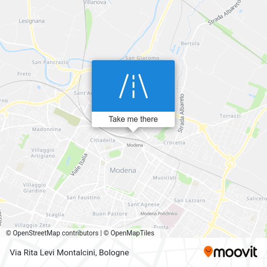 Via Rita Levi Montalcini map