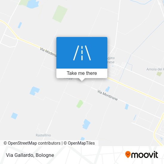 Via Gallardo map