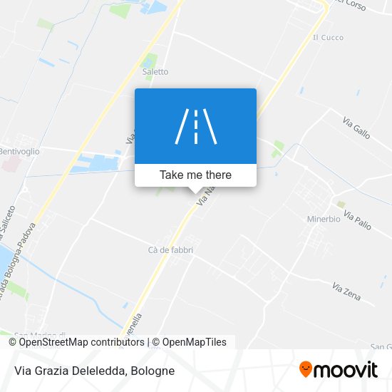 Via Grazia Deleledda map