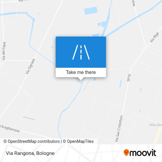 Via Rangona map