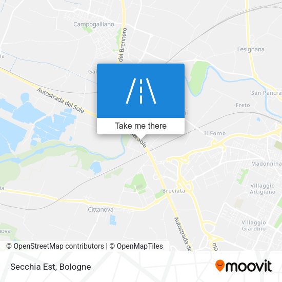 Secchia Est map