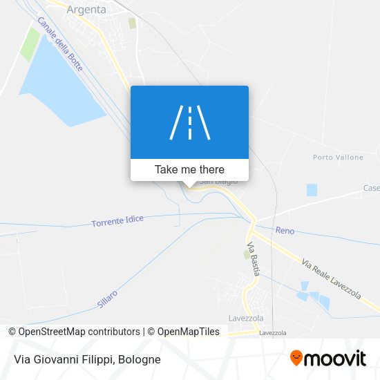 Via Giovanni Filippi map