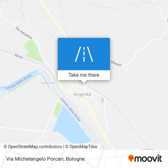 Via Michelangelo Porcari map
