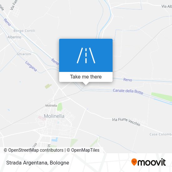 Strada Argentana map