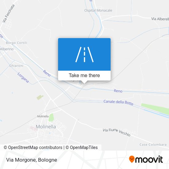Via Morgone map