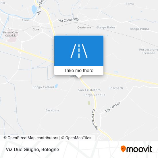 Via Due Giugno map