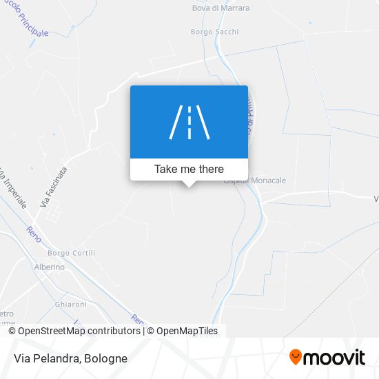 Via Pelandra map