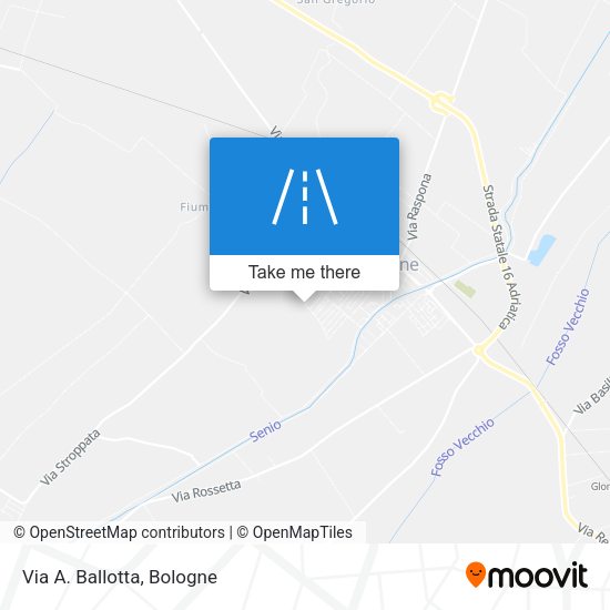 Via A. Ballotta map