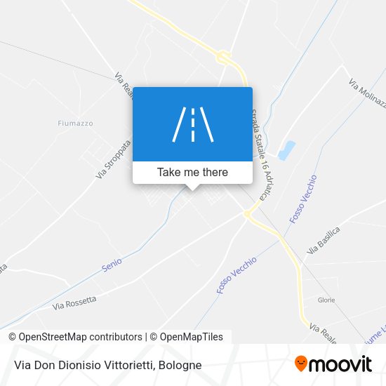 Via Don Dionisio Vittorietti map