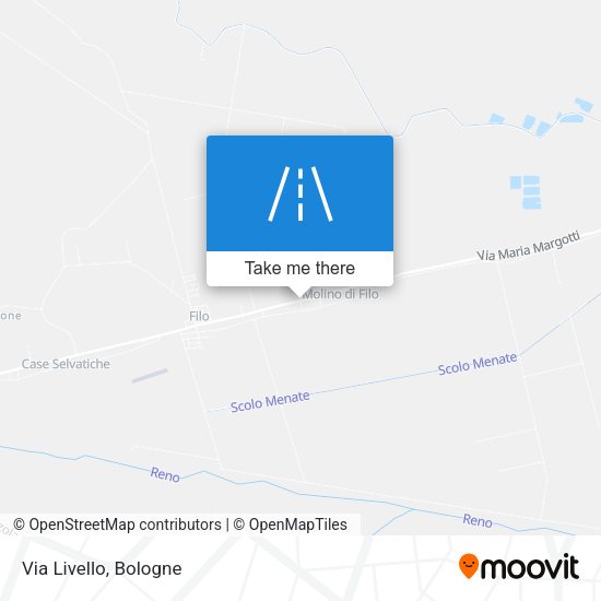 Via Livello map