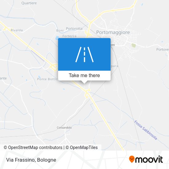 Via Frassino map