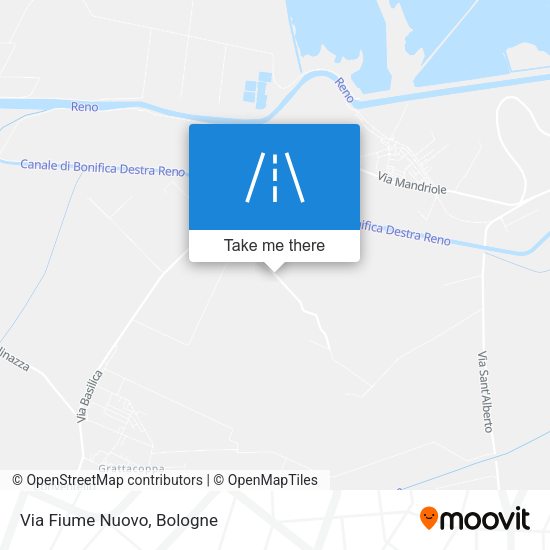 Via Fiume Nuovo map