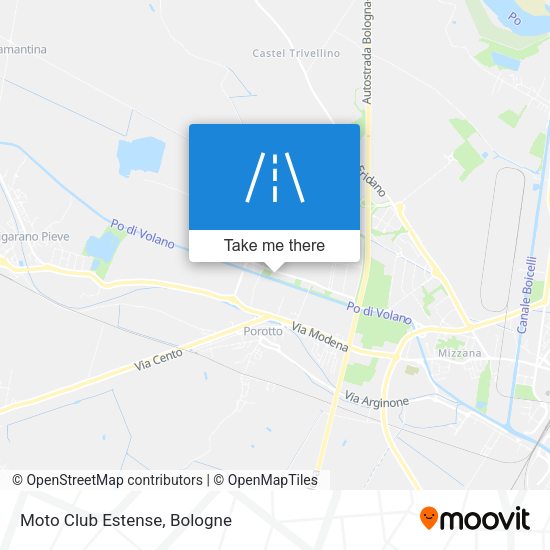 Moto Club Estense map