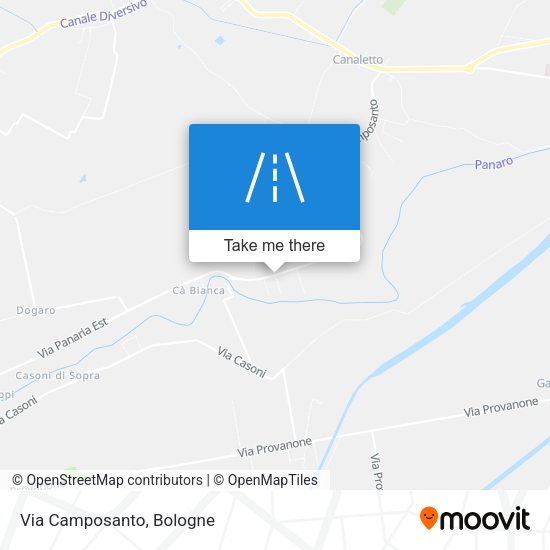 Via Camposanto map