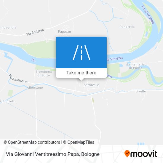 Via Giovanni Ventitreesimo Papa map