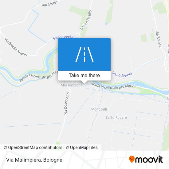 Via Malimpiera map