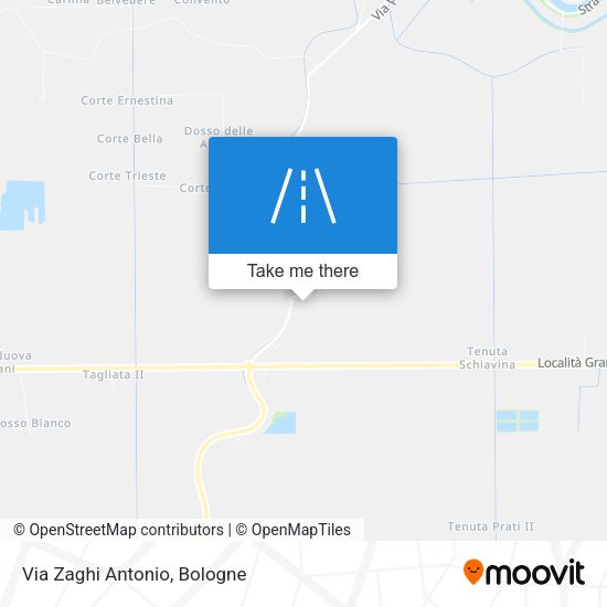 Via Zaghi Antonio map