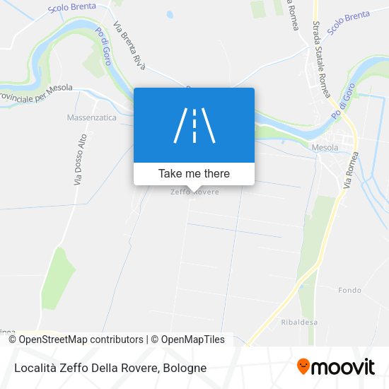 Località Zeffo Della Rovere map