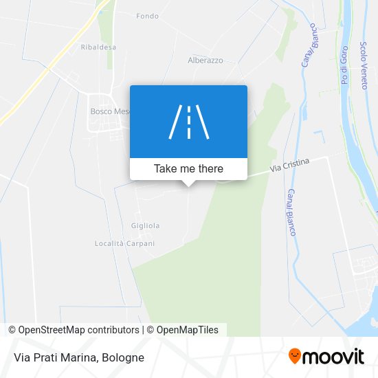 Via Prati Marina map