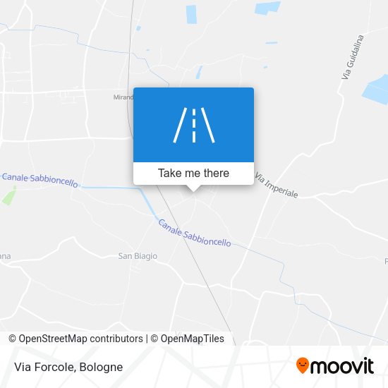 Via Forcole map