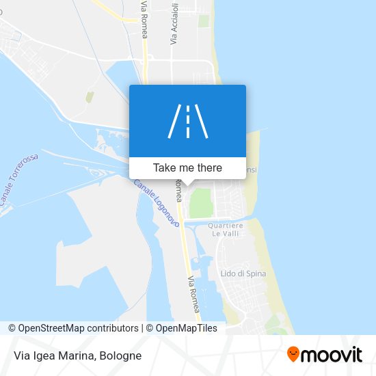 Via Igea Marina map