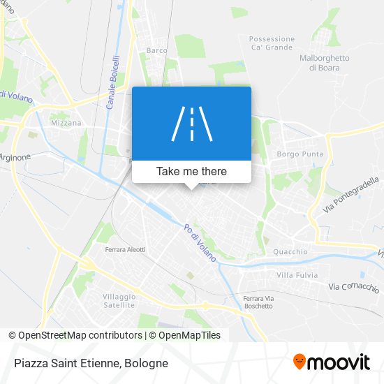 Piazza Saint Etienne map