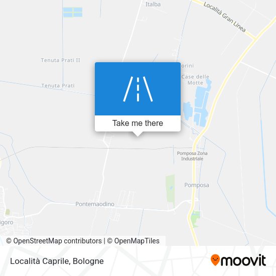 Località Caprile map
