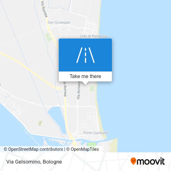 Via Gelsomino map